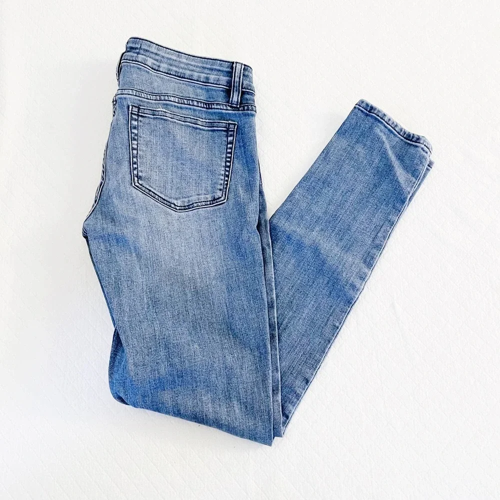 The Kooples Short Fit Low Rise Skinny Ankle Denim Jeans SZ25